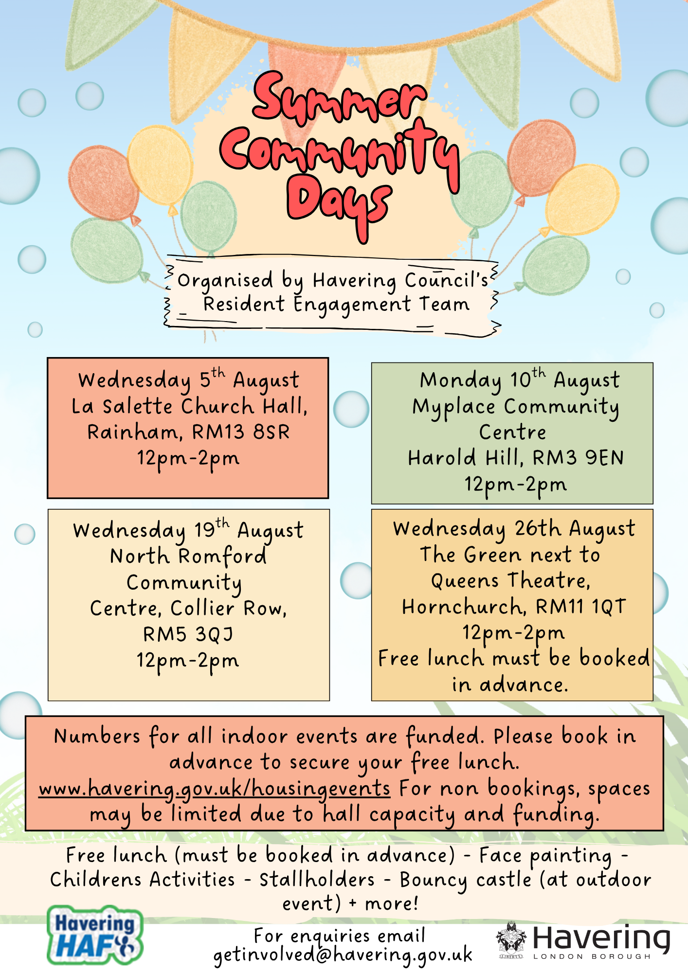 Summer Community Days   poster (1)